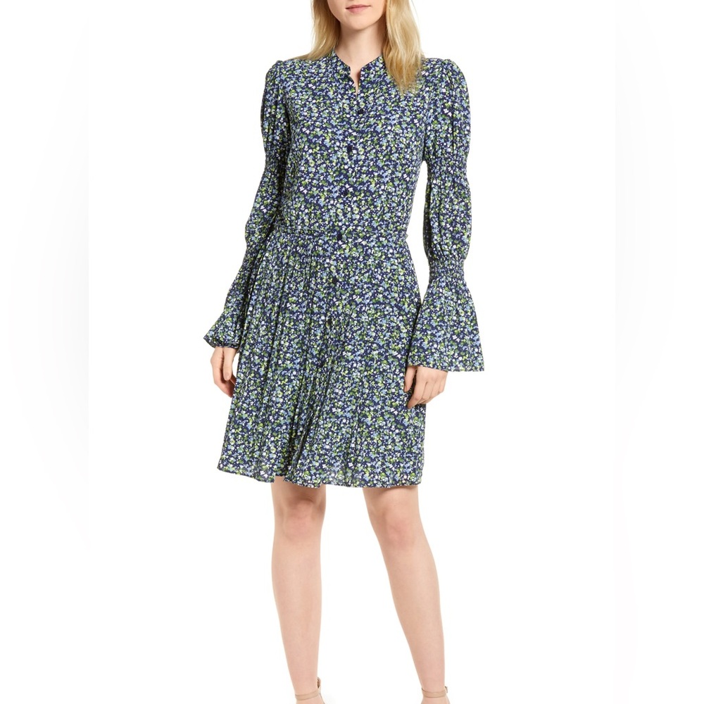 Michael Kors Smocked Sleeve